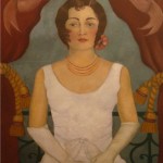 "Retrato de Mulher de Branco" 1930 Óleo S/tela de Frida Kahlo.