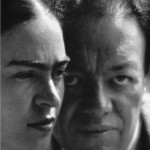 "Diego e Frida" 1934 Impressão tardia gelatina prata por Martin Munkàcsi.