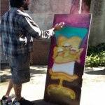 Construção de trabalho grafitte.